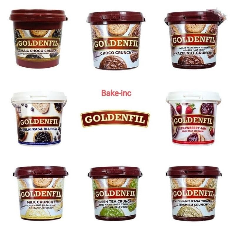 

TERLARIS [Bake.inc] Goldenfill Choco Crunchy 1 Kg Tersedia Dalam Berbagai Rasa Siap kirim