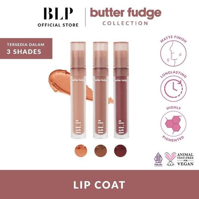 BEBAS ONGKIR - BLP Lip Coat | BLP Lip Cloud - Lip Cream - Butter Fudge Collection