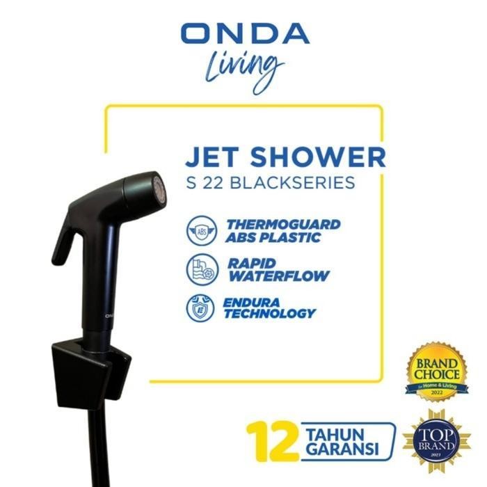 JET SHOWER TOILET WC ONDA / SHOWER CEBOK BIDET S 22 BLACKSERIES