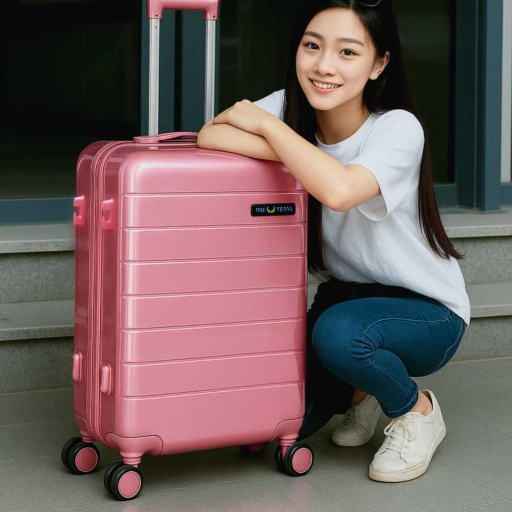 koper 24 inch - koper polo - model hardcase roda 4 putar 0124