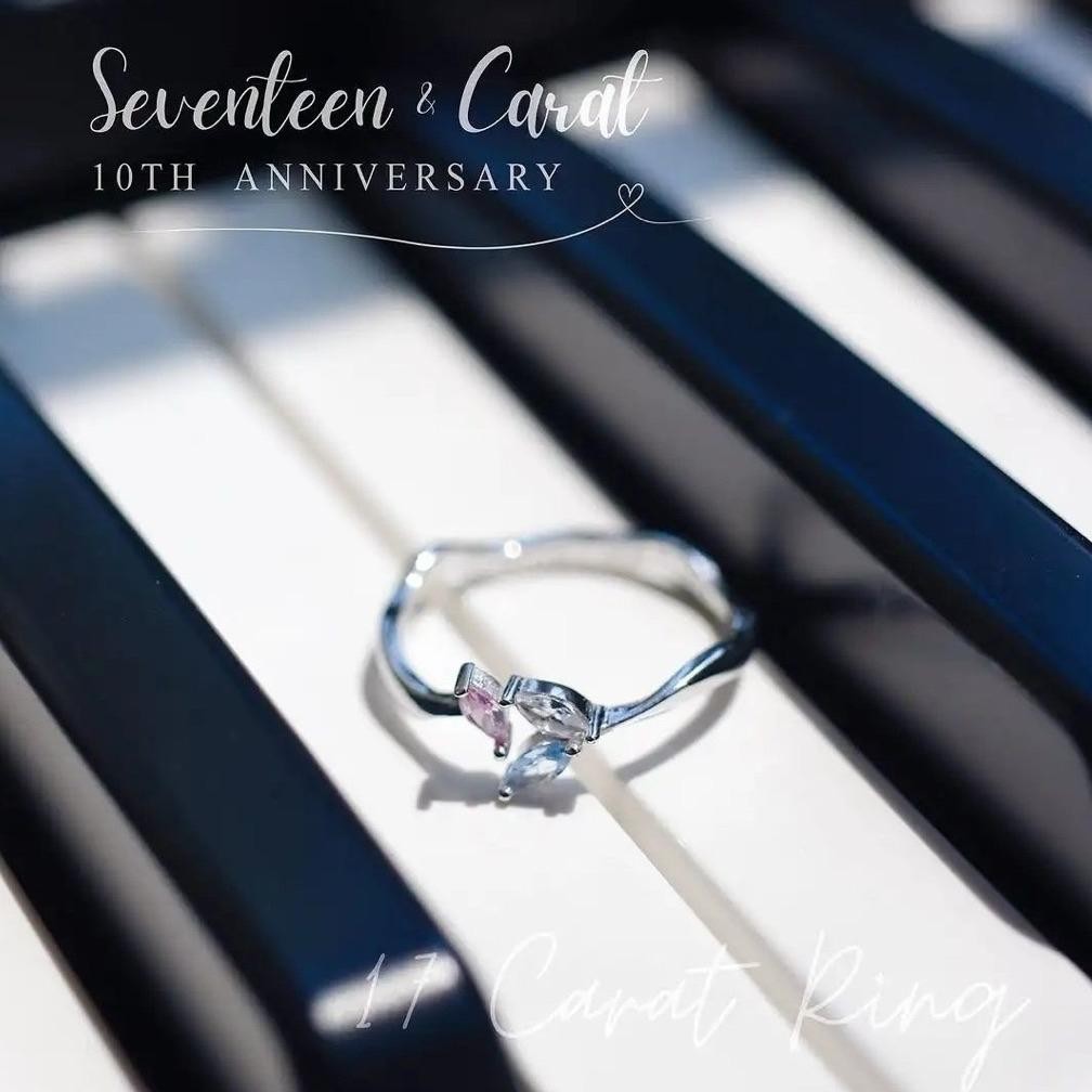 Seventeen Carat Ring 10th Birthday Burstday Svt Cincin