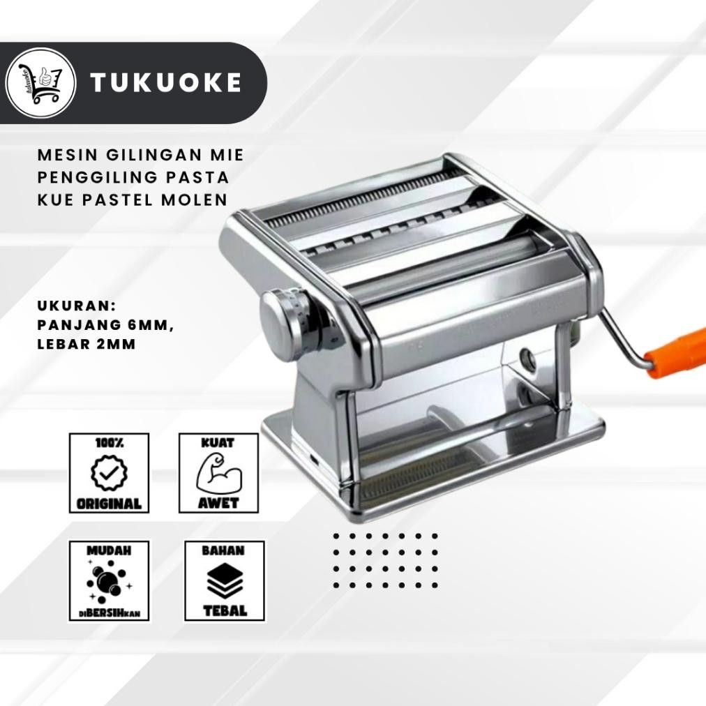 MESIN GILINGAN MIE PENGGILING PASTA KUE PASTEL MOLEN GILINGAN DAGING MANUAL