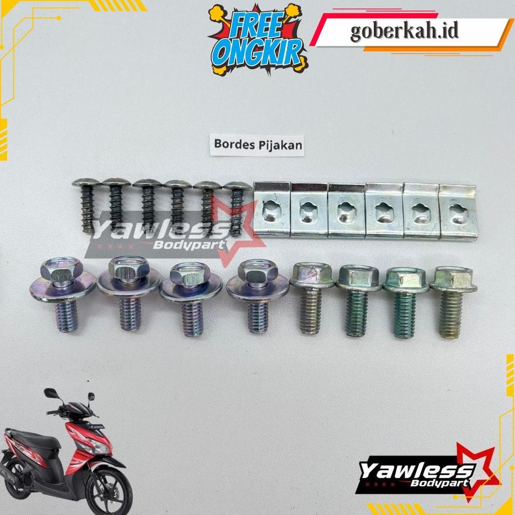Baut Body Vario 110 Karbu / Baut Vario 110 KarbuFull Set Original Produk
