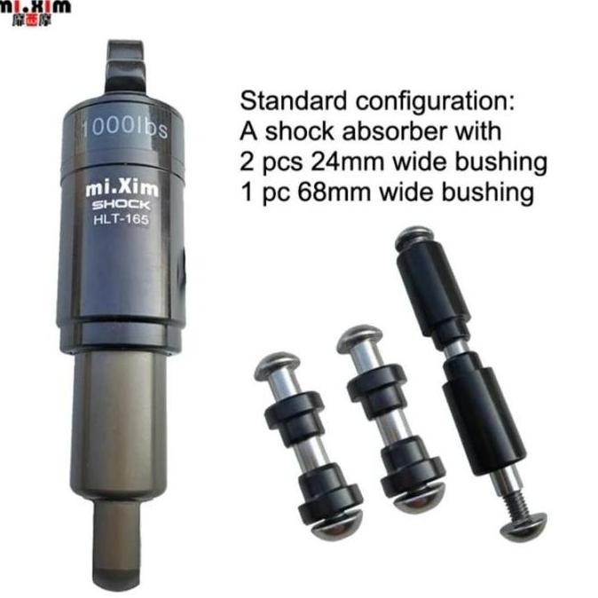 NEW MIXIM REAR SHOCK OIL SPRING SEPEDA REARSHOCK ABSORBER SHOCK BELAKANG SEPEDA MTB ORIGINAL DAN TER