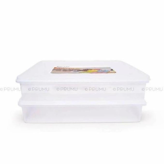 (Best) Clio - Kotak donat plastik - tempat donat plastik - box kue - Doneos