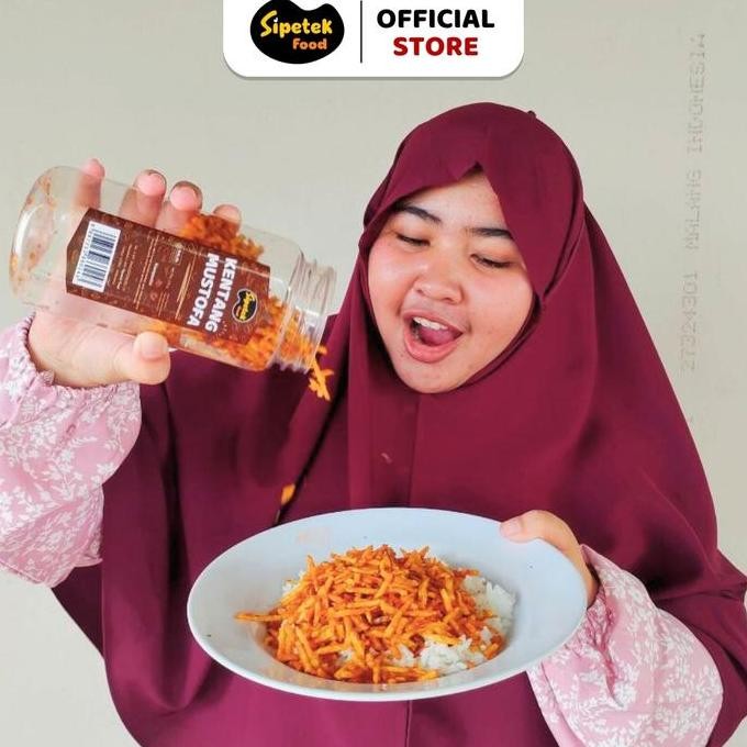 

New Kentang Mustofa Pedas Manis Kriuk Pouch 40gr Lauk Kering Termurah Sipetek Food