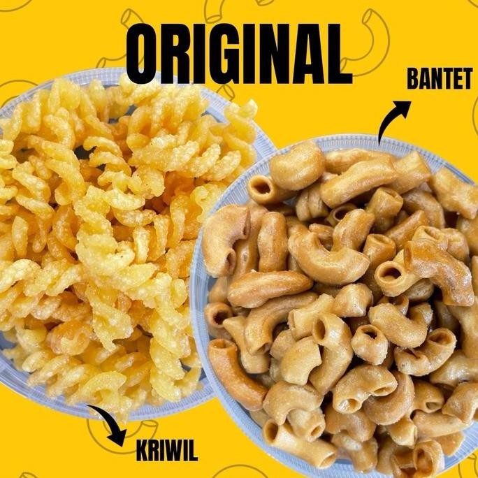 

New Paket 6pcs 60gr Makaroni Bantet/Kriwil Food makaroni bantet pedas