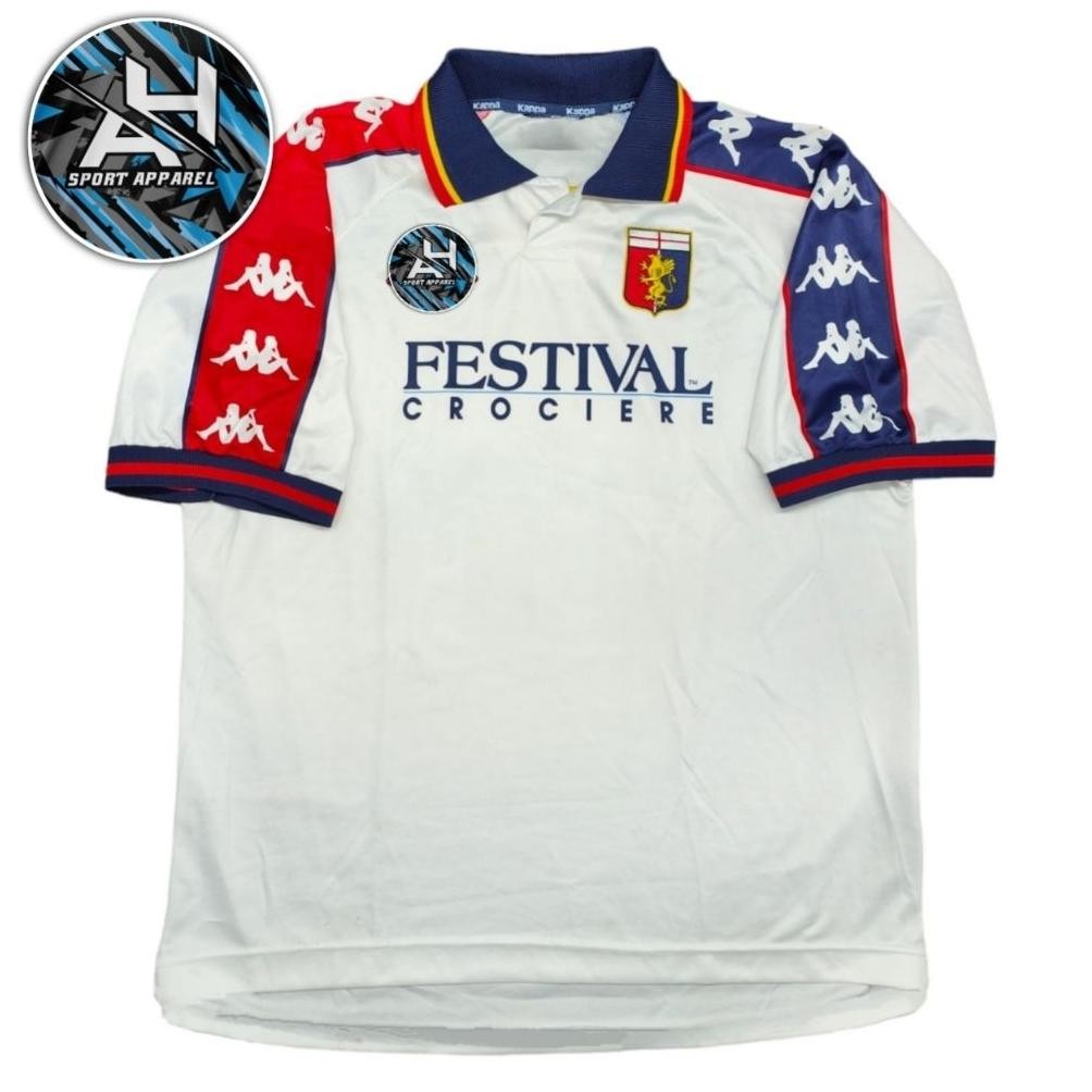 JERSEY GENOA AWAY 1999 JERSEY RETRO VINTAGE KAPPA FESTIVAL