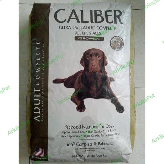 TERBARU - Dog food Caliber ultra 18kg