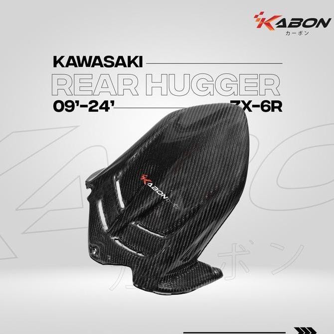 Kabon Kawasaki Zx6R Carbon Hugger Model Hotbodies #Gratisongkir Original