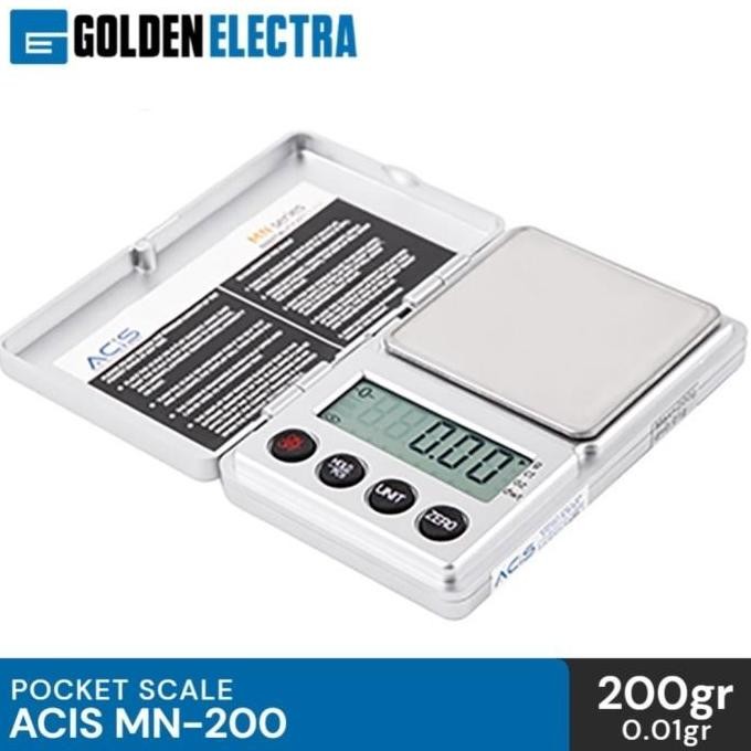 (Best) Timbangan Digital Mini Emas Batu akik, ACIS / MN-200 Pocket Scale