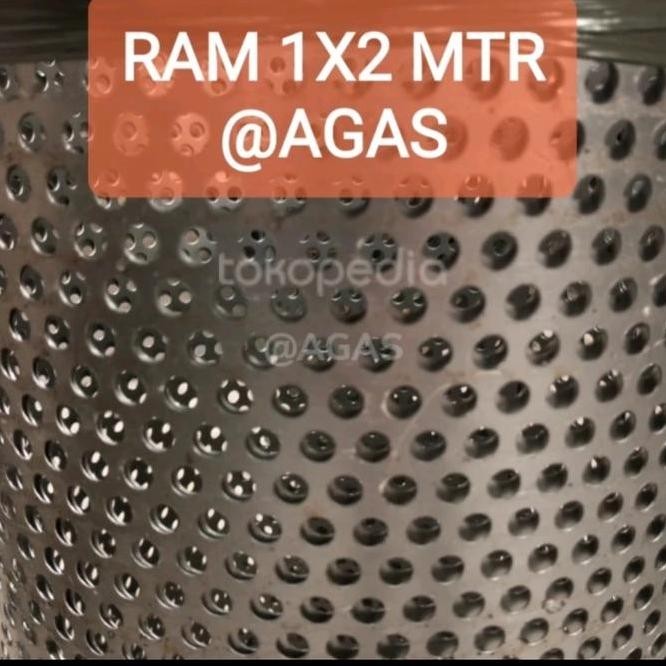 HALITAUTRENDS RAM PLAT BESI GRILL BOX SPEAKER 1X2 METER