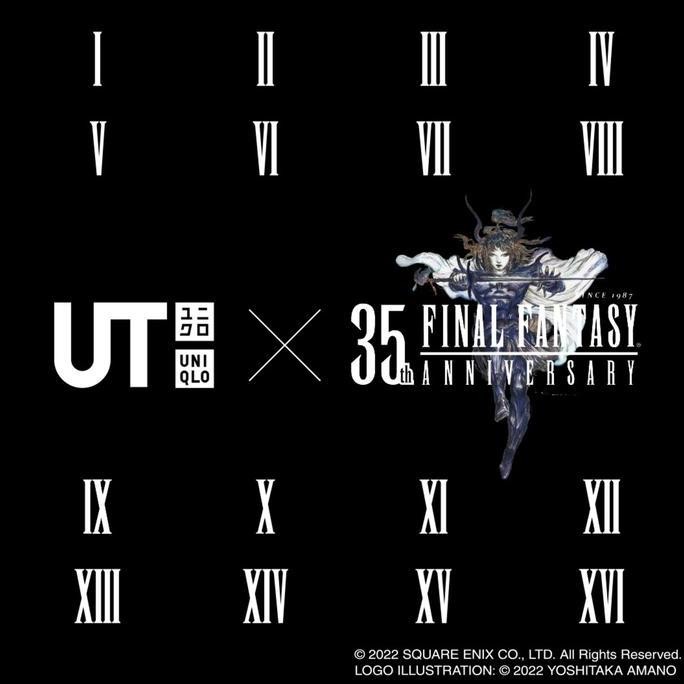UNIQLO UT x FF FINAL FANTASY 35th Anniversary BLACK Playing Cards [Trump Card] LIMITED PEM