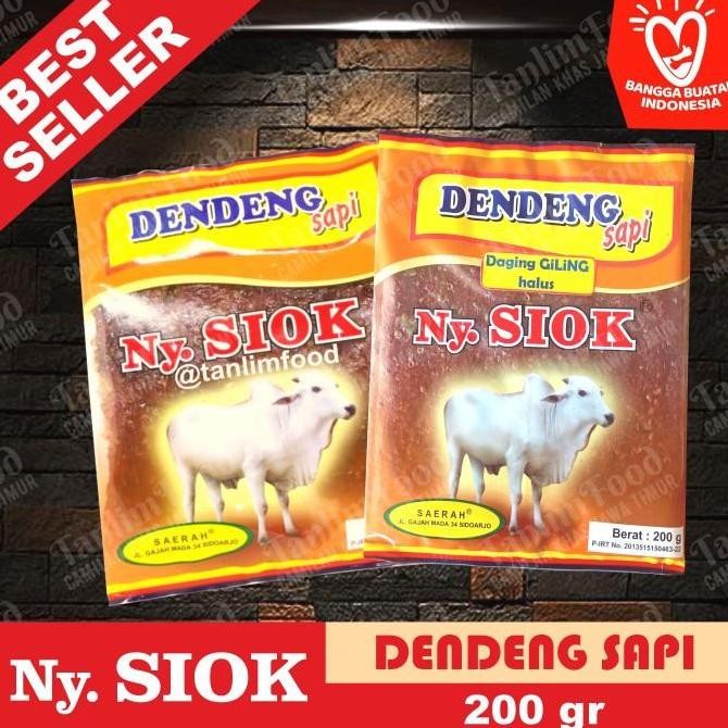 (Best) Dendeng Daging Sapi Original Ny Siok asli Sidoarjo