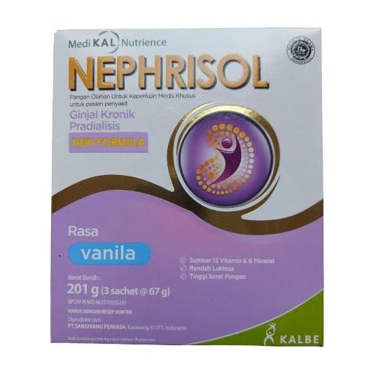 

(Best) Nephrisol Vanila/Cappucino 201 gram - Pasien Ginjal Pradialisis