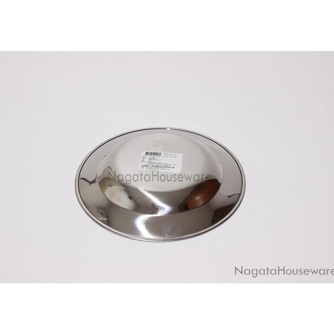 (Good) Piring Makan Stainless Steel Deep Plate Zebra 120018 Murah SUS304 Ori