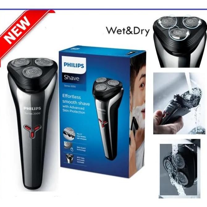 Philips Shaver S1301|02 - Penggiling Rambut Elektrik Kering dan Basah