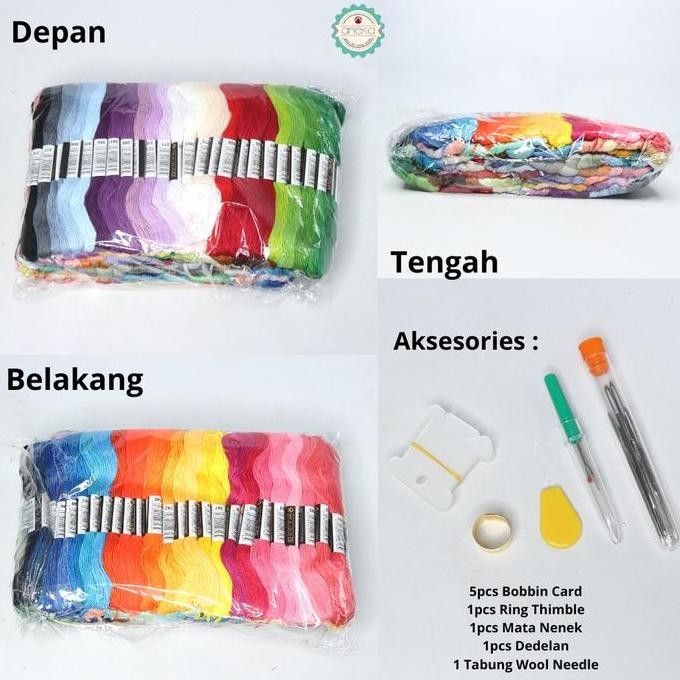 ] ANEKA - Benang Sulam / Menyulam / Embroidery + Aksesoris