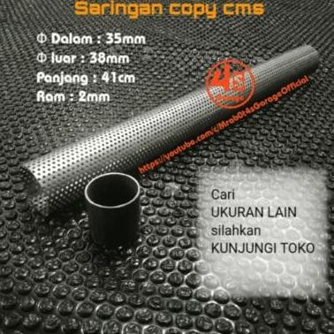 SARINGAN KNALPOT CMS GEN 1 PIPA PEREDAM SARINGAN KNALPOT RACING 38MM ORIGINAL DAN TERPERCAYA