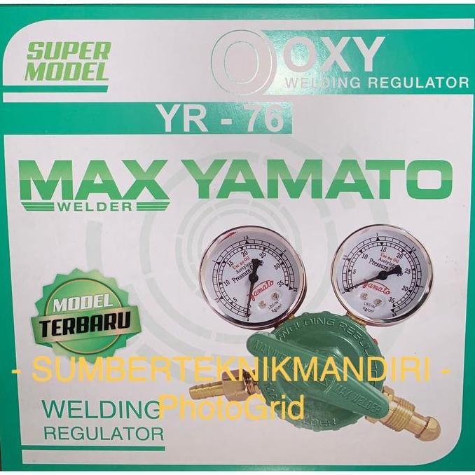 REGULATOR OXYGEN YAMATO / REGULATOR OKSIGEN / WELDING REGULATOR YR-76 ORIGINAL DAN TERPERCAYA