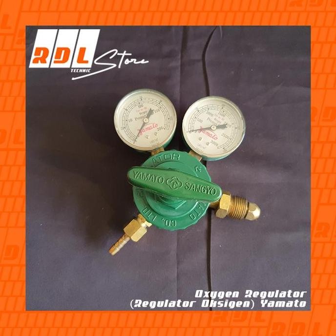 OXYGEN REGULATOR (REGULATOR OKSIGEN) YAMATO - BODY KUNINGAN ORIGINAL DAN TERPERCAYA