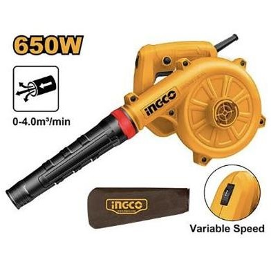 Aspirator Blower 650 W/ Blower Keong / Blower Bulu Kucing / Pengering Mobil INGCO AB6038