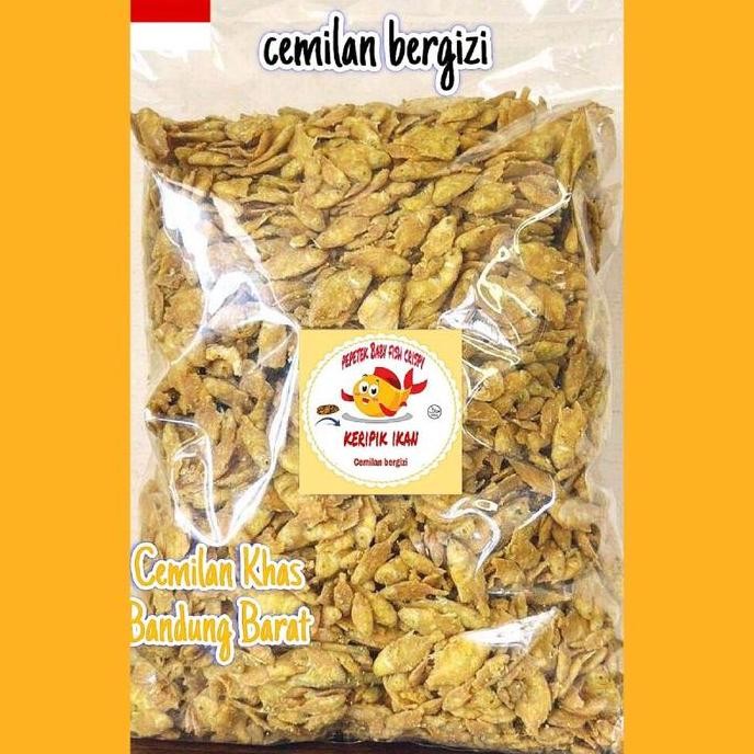 New IKAN WADER CRISPY /MINI FISH CRISPY RENYAH GURIH KRIUK Makanan Food Seafood Frozen Meat Cemilan 