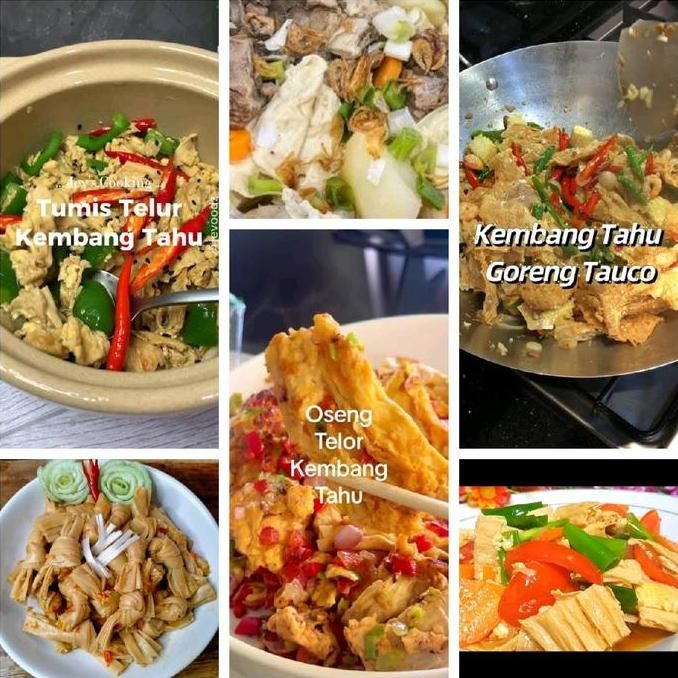 New Kembang Tahu Kering untuk aneka masakan/kulit kembang tahu