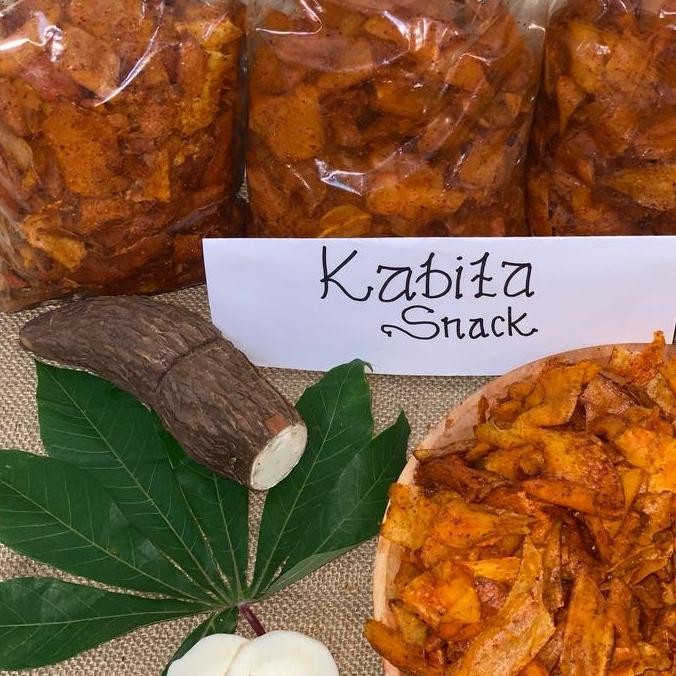 New KRIPSET 1 KG Kripik Singkong Renyah Gurih Kering Makanan Snack Food Keripik - Pedas - Cemilan mu