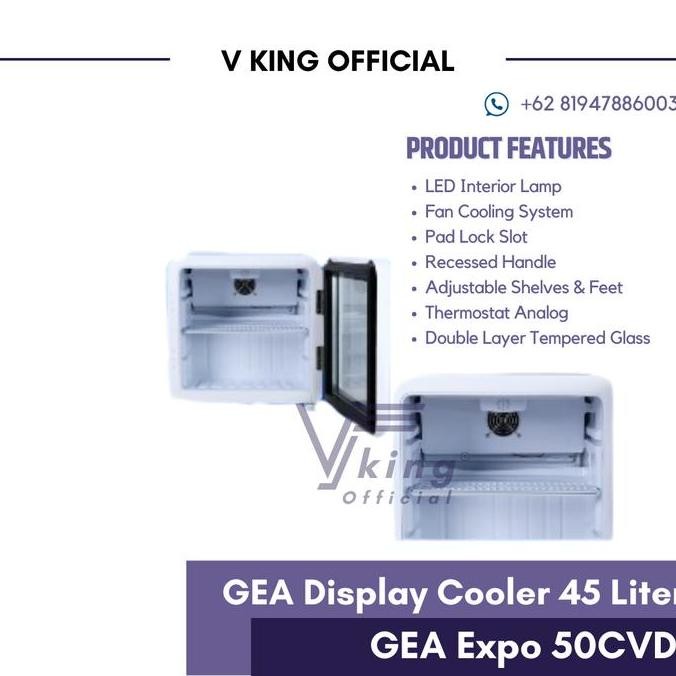 Gea Expo 50Fd / Expo 50 Fd Bar Chiller Showcase Display Cooler Mini