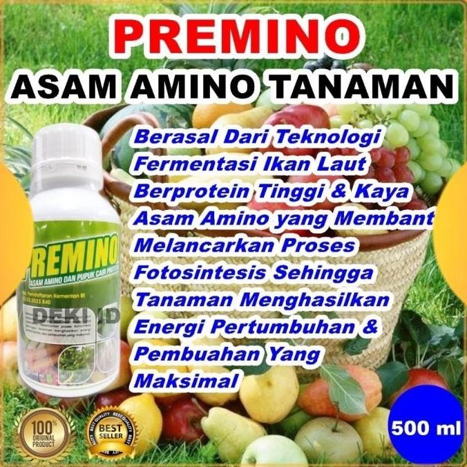 Premino 500 Ml Pupuk Asam Amino Tanaman Nutrisi Organik Cair Aminosan