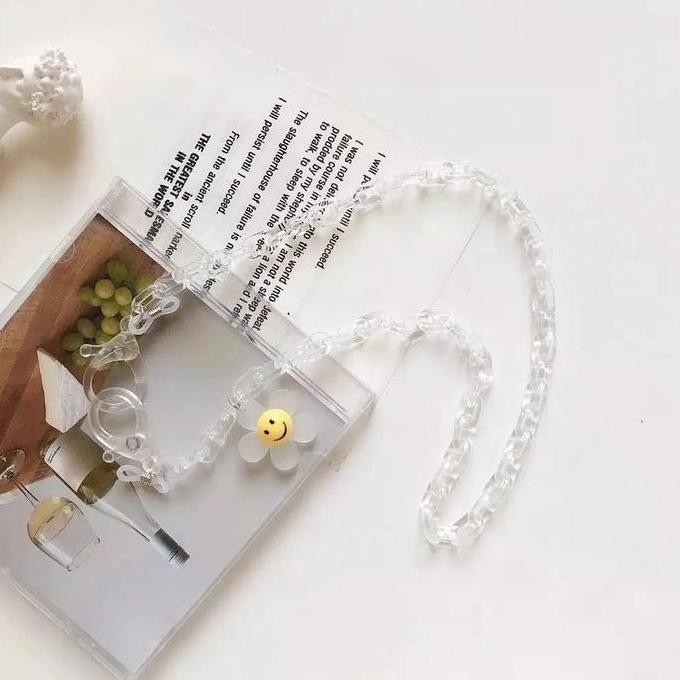 

Kalung Masker Bunga Bening/Tali Rantai Masker Anak/Strap Mask Chain