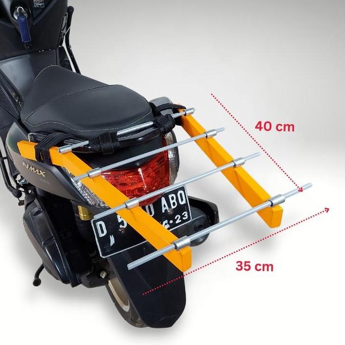 Gendongan Mudik - Besi Behel Belakang - Backrack - Besi Pegangan Motor - Backrest - Bracket Belakang