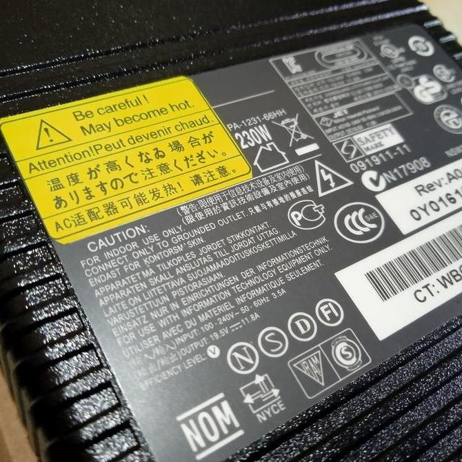 Adaptor Charger Asus Rog G20 G20Aj Desktop Gaming Mini Pc 230Watt