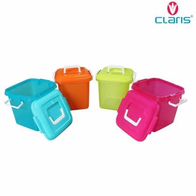 Container Box Plastik Claris 1057 24 Liter Dengan Handle Q-Bic Box