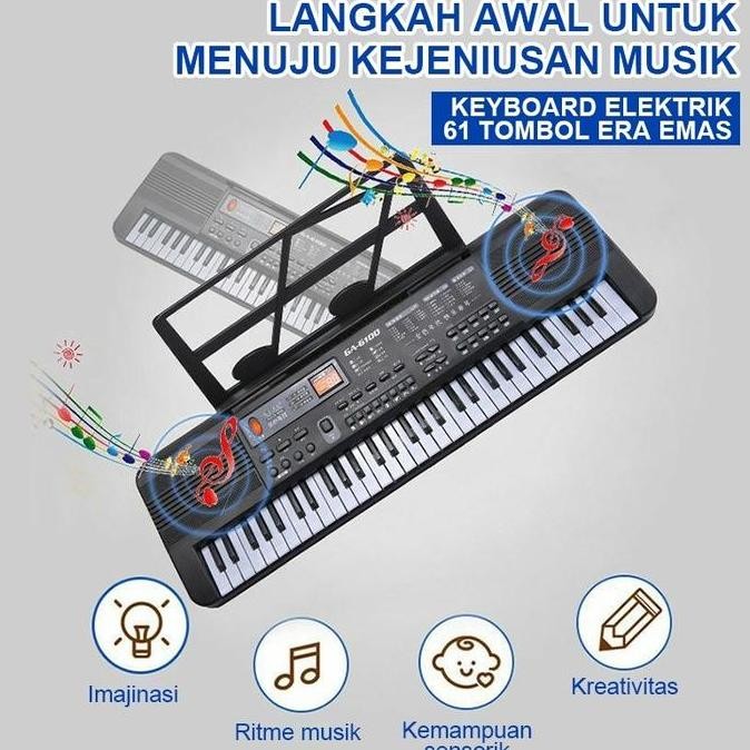 Benston Music- Piano Elektronik Untuk Anak-Anak, Piano Elektronik Untuk Pemula, Piano Elektronik 61 