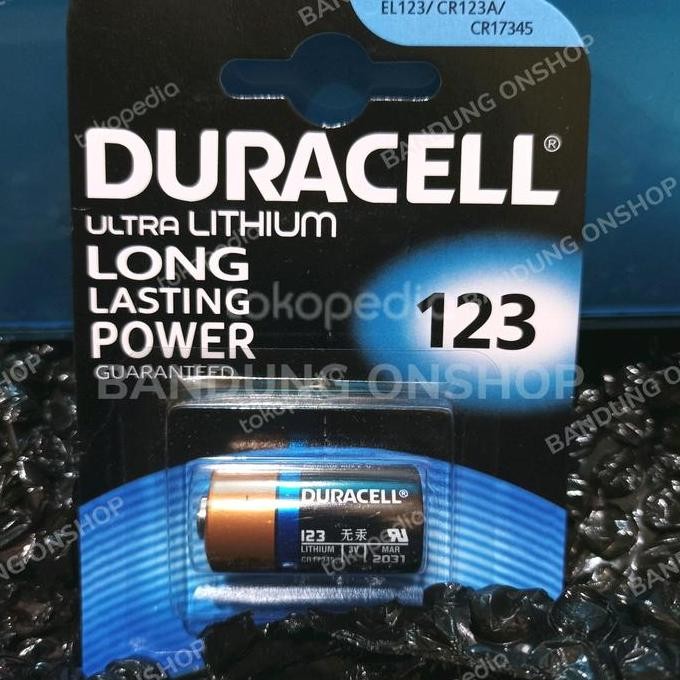 Duracell 123 3V Cr123 Cr123A Usa Lithium Baterai Batre 3V 123 Duracell
