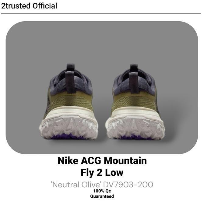 New  Nike ACG Mountain Fly 2 Low 'Neutral Olive' DV7903-200
