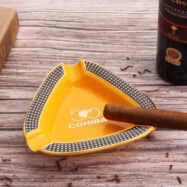 Asbak Cerutu Cohiba Cigar Ashtray Keramik