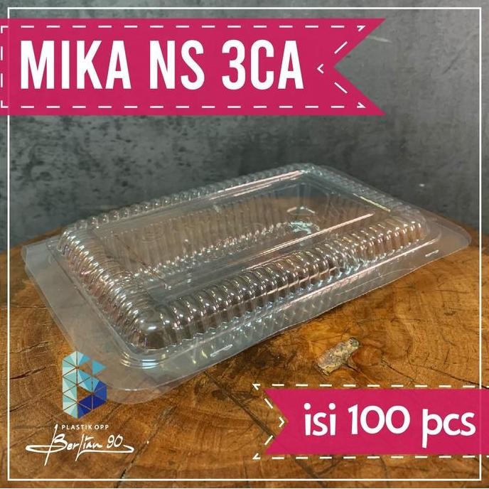 Mika Kue Ukuran 3 Ca / Mika Makanan  / Mika Plastik Makanan