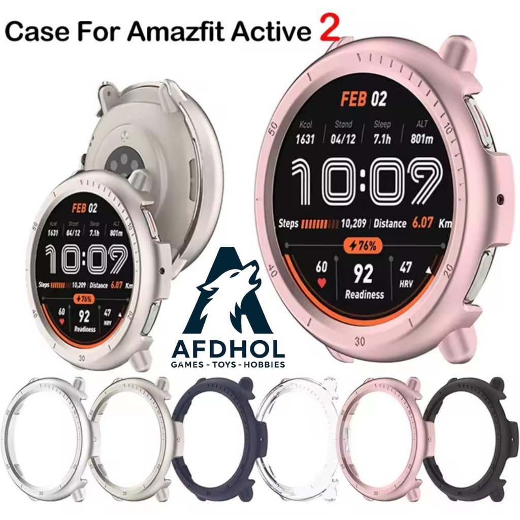 BUMPER TPU PC CASE AMAZFIT ACTIVE 2 XIAOMI AMAZFIT ACTIVE 2 ACTIVE2 SILICONE SILICON SILIKON CASING 