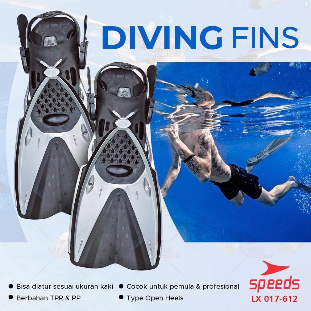 SPEEDS Kaki Katak Fins Swimming Fin Diving Kaki Katak Selam Diving Snorkeling Fin 017-612