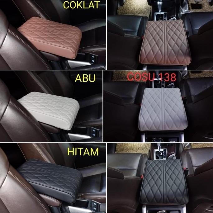 Arm Rest Mobil Bantalan Tangan Kulit Innova Fortuner 2005 - 2015