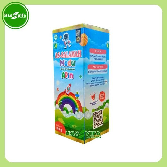 

New As Salamah Madu Anak Pintar Apin Assalamah 150 Gram