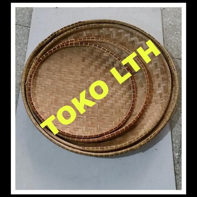 Tampah Nyiru Bambu Anyaman Nampan Nampah Tempeh Bambu