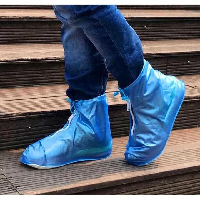 Mantel Sepatu Cover Hujan Sepatu - Biru