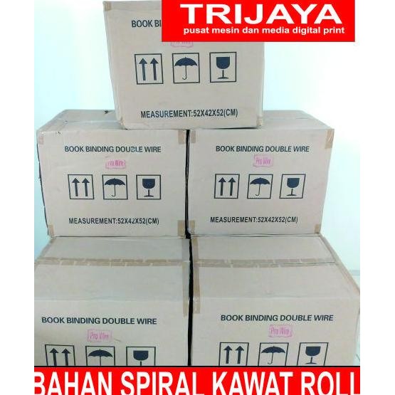 

Bahan Spiral Kawat Roll Putih