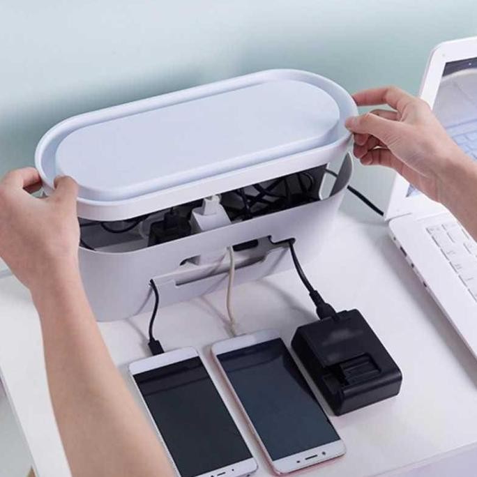 

Kotak Organizer Kabel Charger Wire Cable Management Box