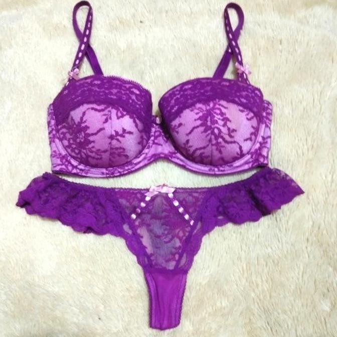 BRA SET G STRING THONG H&M SEXY GSTRING (LASENZA VS VICTORIA SECRET HM