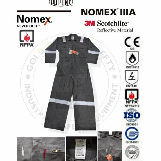 Coverall Nomex 3A Safety Wearpack Nomex IIIA WEARPACK FRC NOMEX BS